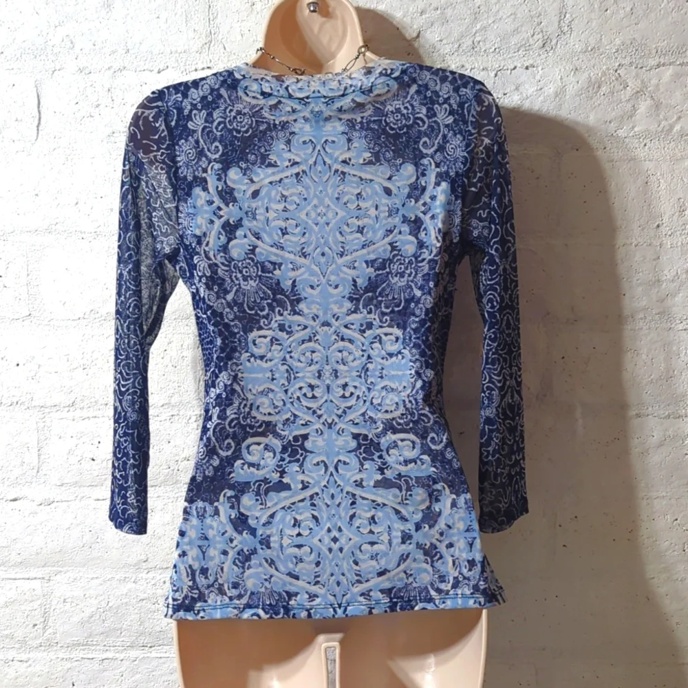 Vintage Y2K Mesh Top - Picture 4 of 8